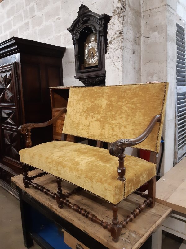 Banquette Louis XIII